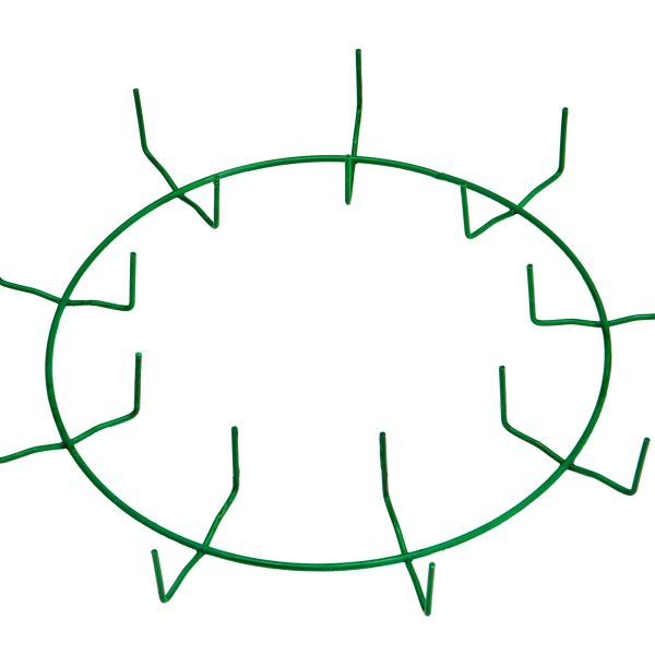 10″ Green Clamp Ring – 9 Clips