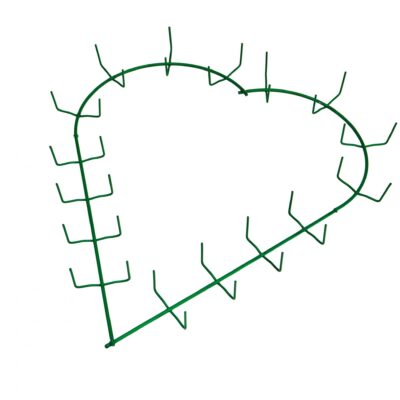18″ Green Clamp Heart
