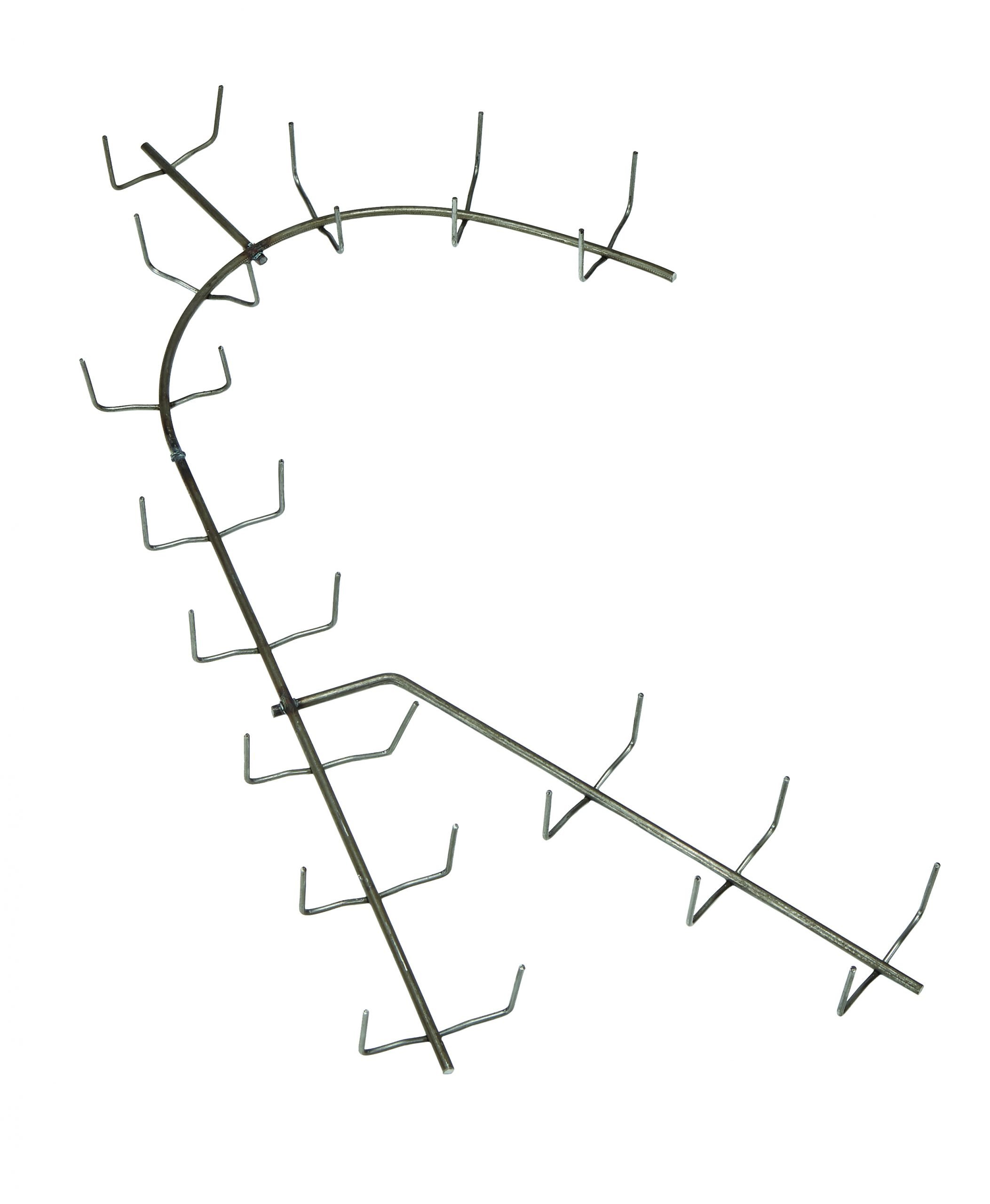 Horseshoe wreath ring – metal form ideal for rustic-themed wreaths