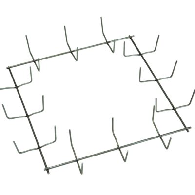 Square wreath ring – geometric metal wreath frame