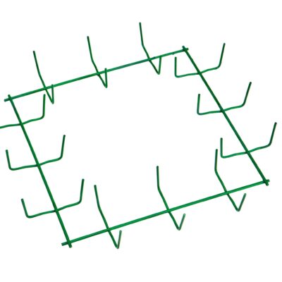 10″ Green Clamp Square