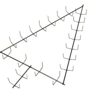 Tree-shaped wreath ring – metal form for Christmas tree-themed wreaths