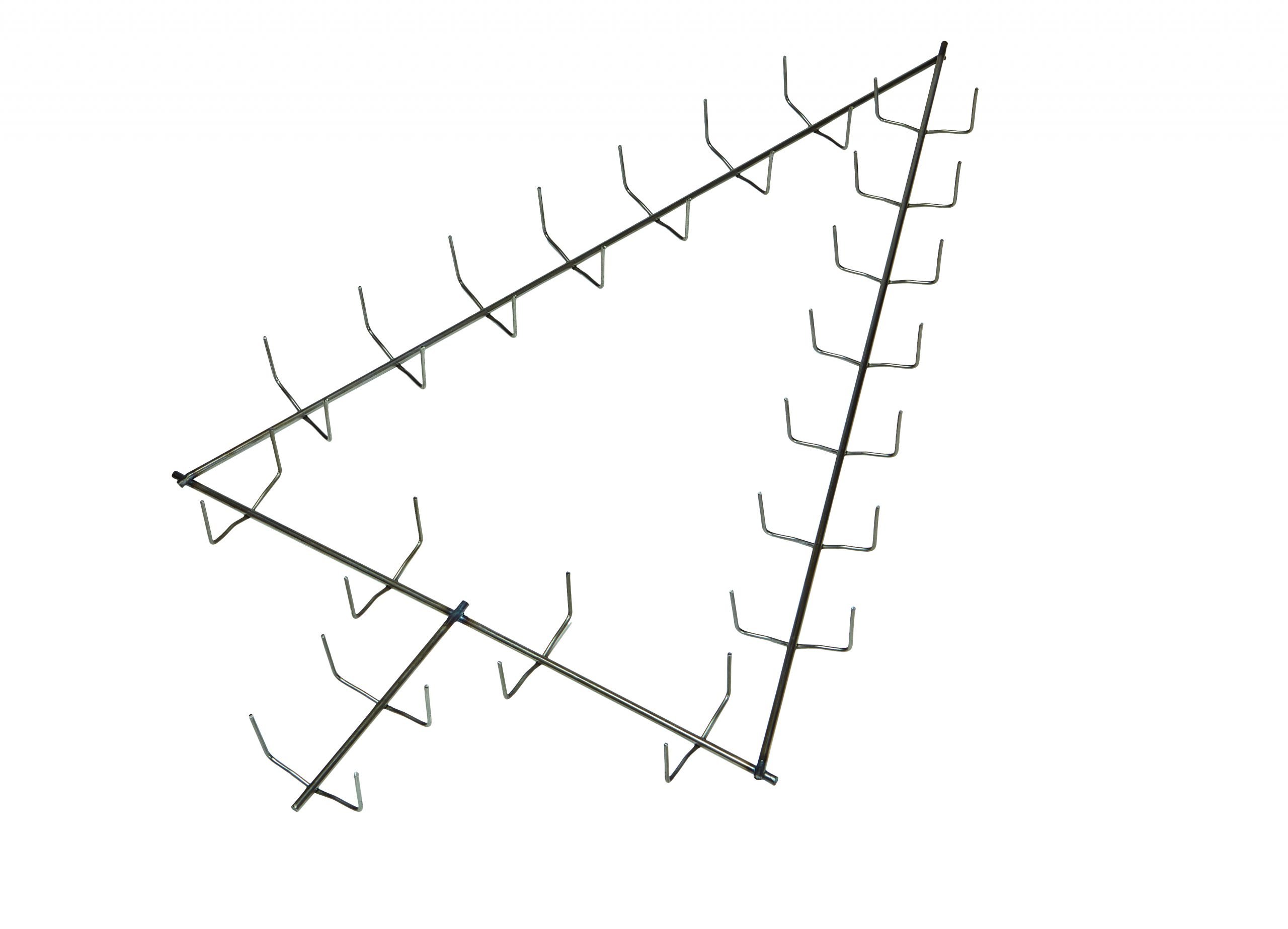 Tree-shaped wreath ring – metal form for Christmas tree-themed wreaths