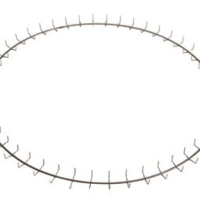 48"-54" Double Rail Clamp Wreath Rings