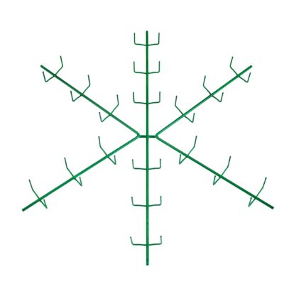 20″ Green Clamp Snowflake